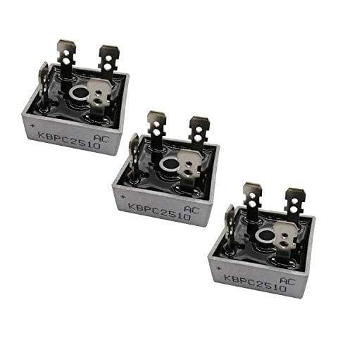 3pcs Kbpc2510 Silicon Raddrizzatore A Ponte A Diodi 25a 1000v Kbpc Monofase Onda Intera 25 Amp A 1000 Volt - Foto 1