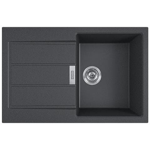 Lavello Da Incasso Manuale In Carbonio 50cm Con Sifone - 842198 - Foto 1