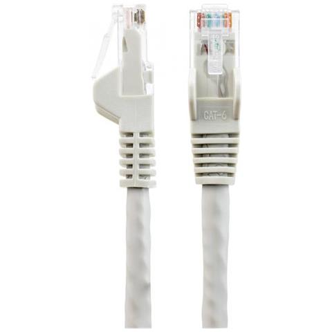 Cavo Ethernet CAT6 da 15 m - LSZH (Low Smoke Zero Halogen) - 10 Gigabit 650MHz 100W PoE RJ45 - Cavo di rete Lan UTP - Cavo patch categoria 6 antigroviglio - CAT 6, Certificazione ETL, 24AWG - Grigio - Foto 2