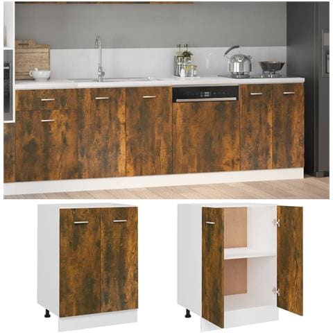 Mobiletto “Lyon” Rovere Fumo 60x46x81,5 cm - Foto 10