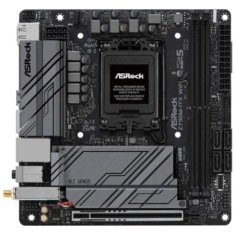 Scheda Madre Z790M-ITX WiFi Socket LGA 1700 Chipset Z790 ATX - Foto 2