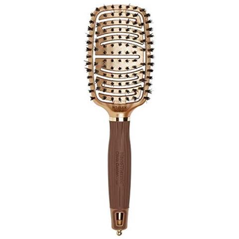 Ceramica Nanotermica + Ion Flex Spazzola Per Capelli Ventilata E Avvolgente Per Il Cuoio Capelluto Nt-flexbr (cinghiale) - Foto 1