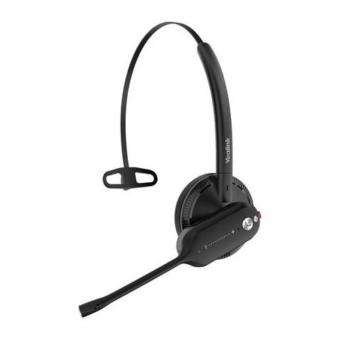 Wh63 Portable Uc Auricolare Wireless A Clip, A Padiglione, Passanuca Ufficio Base Di Ricarica Nero - Foto 2