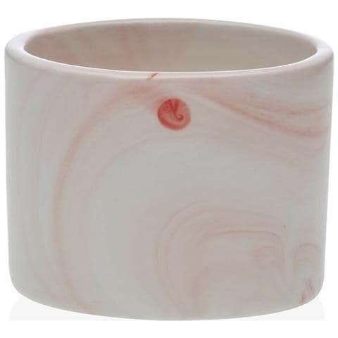 Vaso Rosa Ceramica 7 X 8,5 X 7 Cm - Foto 1