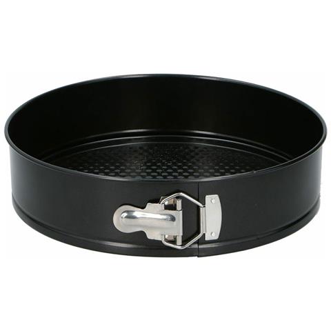 Stampo Per Torte Alpina Antiscivolo Rotondo Nero Acciaio Ø 28 X 6,7 Cm - Foto 1