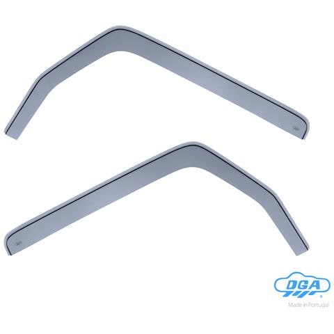Set Deflettori Aria Anteriori Ad Incastro, Tipo Lungo - Compatibile Per Jeep Wrangler 2p (03/07>10/18) - Jeep Wrangler 4p (03/07>10/18) - Foto 1