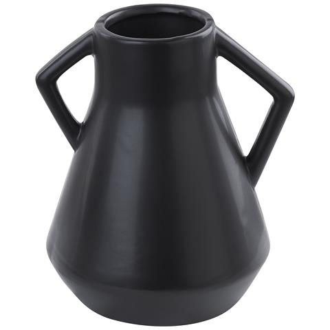 Vaso Da Fiori Fermi Realizzato A Mano Ceramica Nero - Foto 2