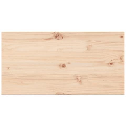 Piani Tavolo 2 Pz 90x45x2,5 Cm Rettangolare Legno Massello Pino - Foto 3