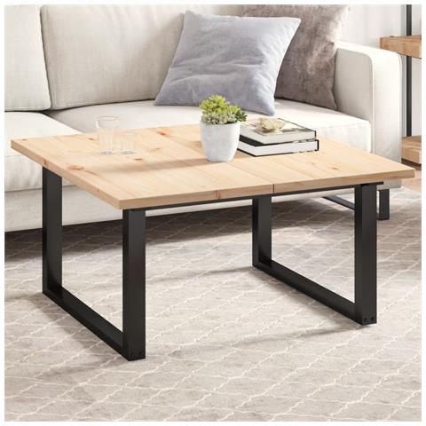 Piani Tavolo 2 Pz 90x45x2,5 Cm Rettangolare Legno Massello Pino - Foto 1