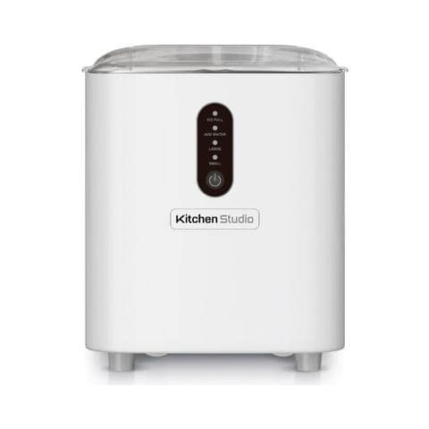ICE-8W macchina per cubetti di ghiaccio Macchina per la produzione di cubetti di ghiaccio integrata /indipendente 12 kg / 24h 120 W Bianco - Foto 1