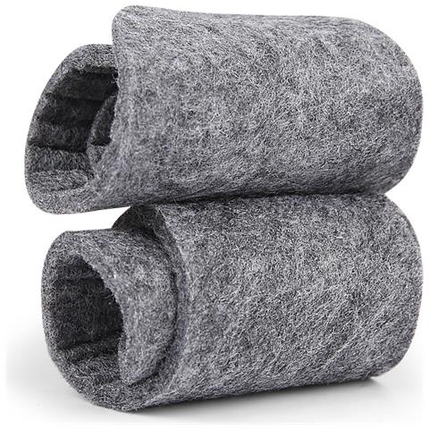 Solette Per Scarpe In Lana Per La Stagione Fredda Tagliate Su Misura Grey L - Foto 4