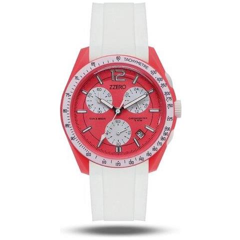 Orologio Unisex Cronografo zz9001h Colore Fluo Arancio Bianco - Foto 1