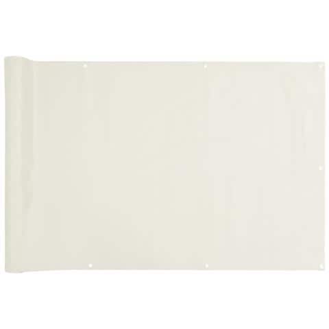 Paravento Da Balcone Bianco 600x120 Cm In Pvc - Foto 2