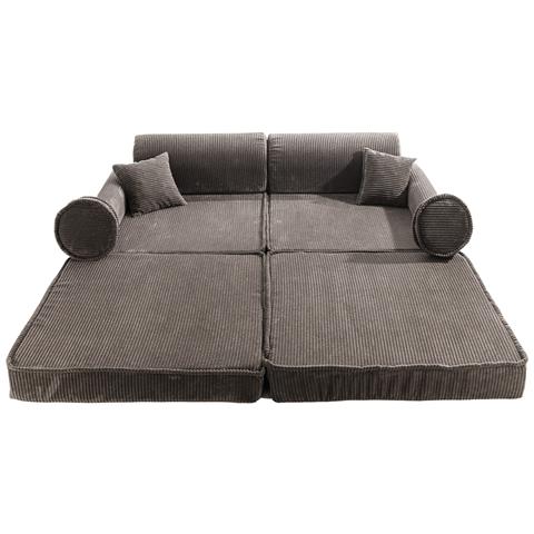 Divano Modulare In Schiuma Per Bambini, Aesthetic, Turchese - Foto 1