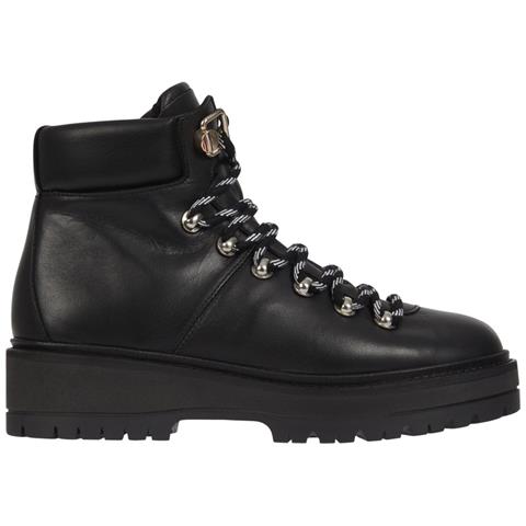 Outdoor Flat Boot Stivaletti Pelle Scarpe Donna Nero Eu 39, Fw0fw06725 Bds - Foto 1