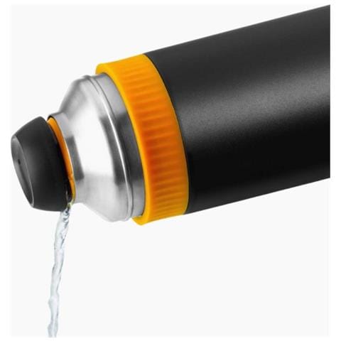 Termus per Liquidi A198106 da 1 Litro in Acciaio Inox Colore Nero / Arancione - Foto 2