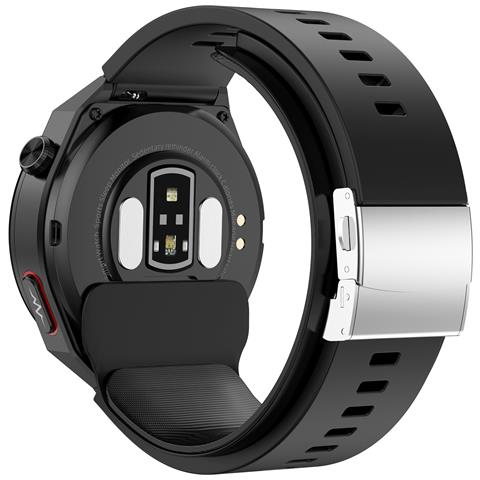 Smartwatch, Elettrocardiogramma Ecg, Pressione Sanguigna, Frequenza Cardiaca, Ossigeno Nel Sangue Black - Foto 2