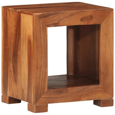 Tavolino 37x29x40 Cm In Legno Massello Di Acacia - Foto 1