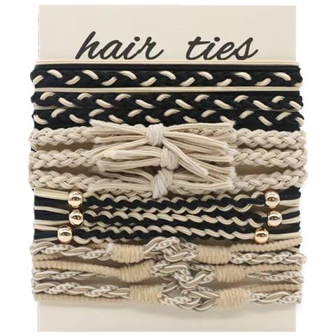 Elastici Per Capelli Intrecciati Bohemien - Confezione Da 12 Modello 7 - Foto 2