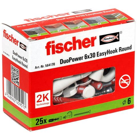 564170 ancoraggio a vite e tassello 25 pz Kit di gancio a vite e tasselli a muro - Foto 13