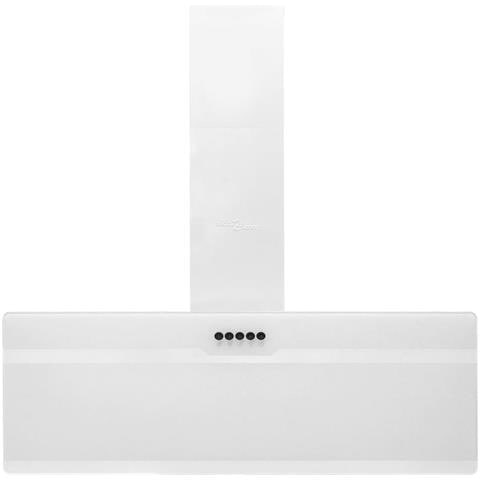 Lusso Casadino -  Cappa A Parete 90 Cm In Acciaio E Vetro Temperato Bianco - Foto 2