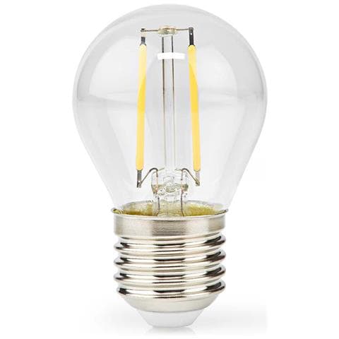 Lampadina A Filamento Led Decorativa G45 4,5w Stile Retrò E27 Dimmerabile, Trasparente - Foto 1
