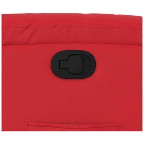 Poltrona Reclinabile Rossa in Similpelle - Foto 9