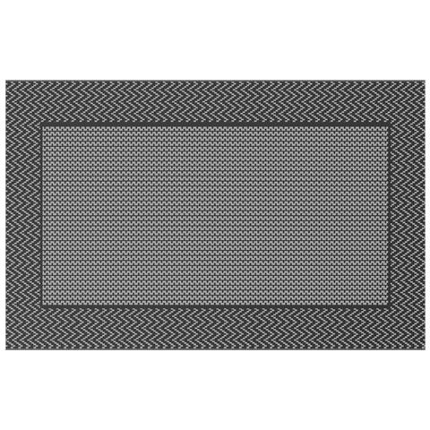 Tappeto da esterno 'ARAKIL'Nero e Grigio 250x400 cm PP - Foto 1
