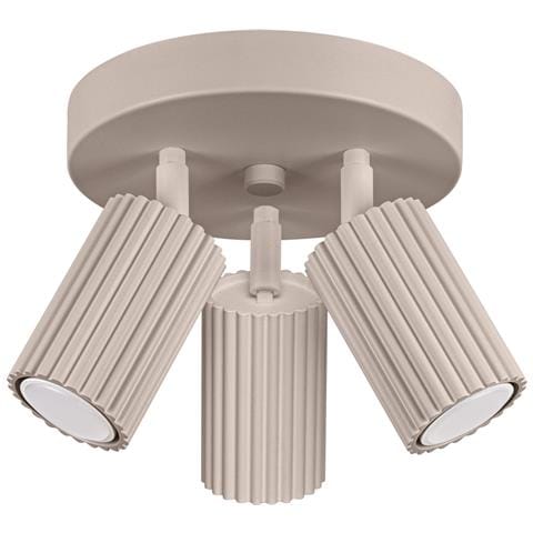 Lampada Da Soffitto Karbon 2 Taupe Sl. 1768 - Minimalist Lampada A Soffitto Talpa 18x19.5x19.5 Cm - Foto 1