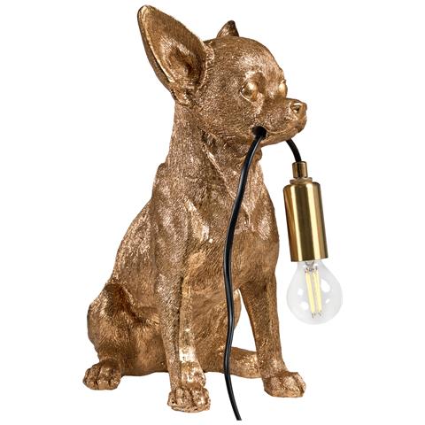 Lampada Da Tavolo Cane Rocco Oro - Foto 2