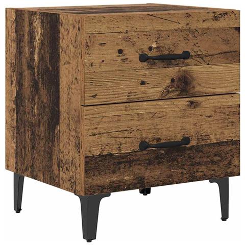 Armadietto per letto Legno vecchio 40 x 35 x 47,5 cm - Foto 1