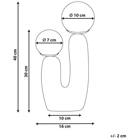 Lampada Da Tavolo Tulun Beige - Foto 7