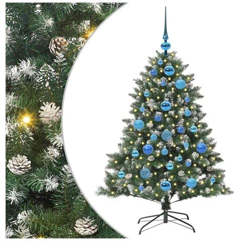 Albero di Natale artificiale con 150 LED Verde 120 cm - Foto 1