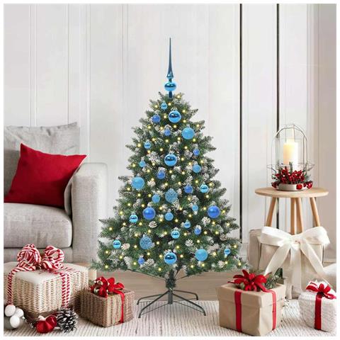 Albero di Natale artificiale con 150 LED Verde 120 cm - Foto 2