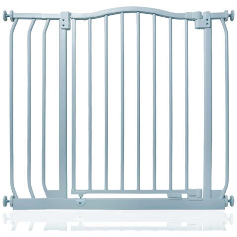 Safetots Cancelletto Di Sicurezza Con Parte Superiore Incurvata, 80cm - 89cm, Grigio Opaco - Foto 1