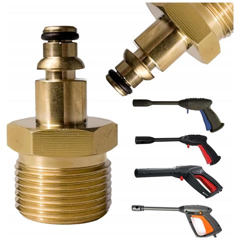 Adattatore Universale M22 - Compatibile Con Bosch, Ar, Black&decker | Filettatura Esterna M22 X 1,5 Mm | Materiale: Ottone Di Alta Qualità - Foto 1