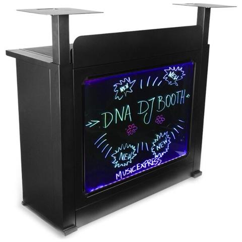 Dj Booth Bk - Postazione Dj Con Pannello Led Rgb Retroilluminato (nero) - Foto 2