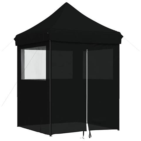 Tenda Party Nero 200 x 200 x 306 cm Tessuto Oxford - Foto 1