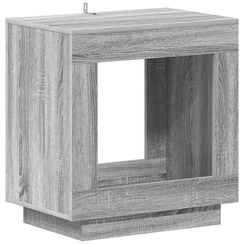 Tavolo laterale Grigio Sonoma 60 x 40 x 65 cm - Foto 1