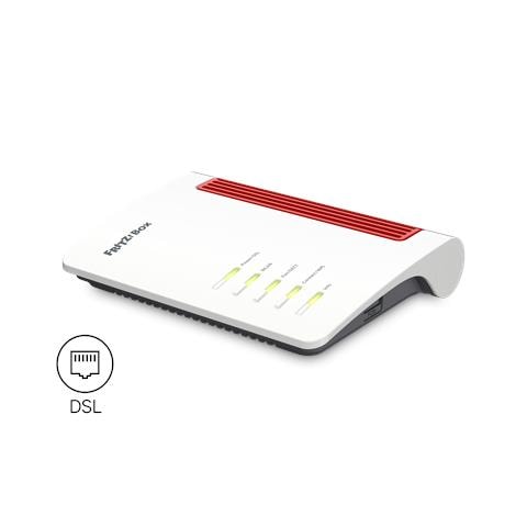 Box FRITZ 7630 EDITION INTERNATIONAL router wireless 2.5 Gigabit Ethernet Dual-band (2.4 GHz / 5 GHz) Bianco, Rosso - Foto 1