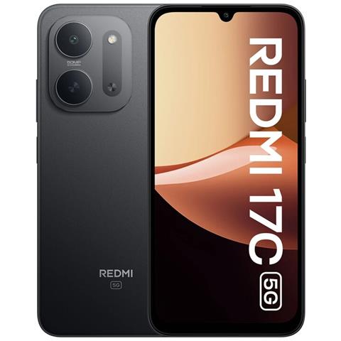 Redmi 17C 5G 128GB 4GB Ram Display 6,9" (1600x720) 120Hz max Main Camera 50MP Selfie 8MP DualSim+microSD HyperOS3 Dimensity 6300 6000mAh 211g Black - Foto 1