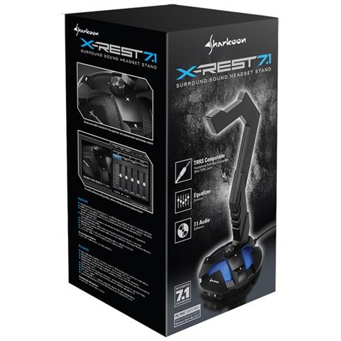 Cuffie Gaming X-Rest 7.1 con Cavo e Microfono Colore Nero - Foto 2
