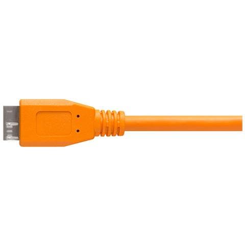 USB-C a 3.0 Micro- B Right Angle 4,60m orange - Foto 5