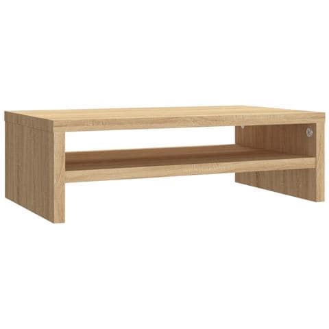 Supporto Monitor Rovere Sonoma 42x24x13 cm in Legno Multistrato - Foto 1