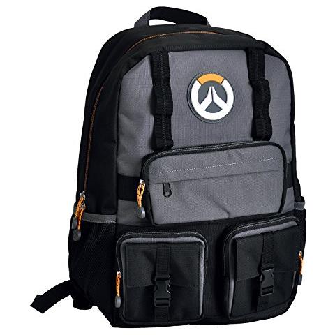 Overwatch Zaino Gioco Logo 46x30x15cm Grigio Nero - Foto 1