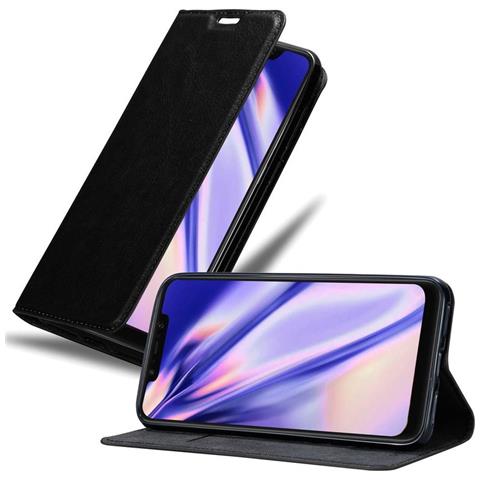 Custodia Compatibile Con Xiaomi Pocophone F1 In Nero Di Notte - Coperchio Protettiva Con Chiusura Magnetica, Funzione Stand E Tasca Per Le Carte - Foto 1