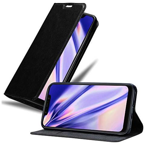 Custodia Compatibile Con Xiaomi Pocophone F1 In Nero Di Notte - Coperchio Protettiva Con Chiusura Magnetica, Funzione Stand E Tasca Per Le Carte - Foto 8