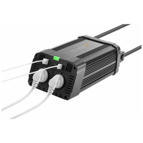 Te16 - Wechselrichter Gleichstrom In Wechselstrom - 12 V - 1200 Watt - Ausgangsanschlüsse: 2 - Foto 2