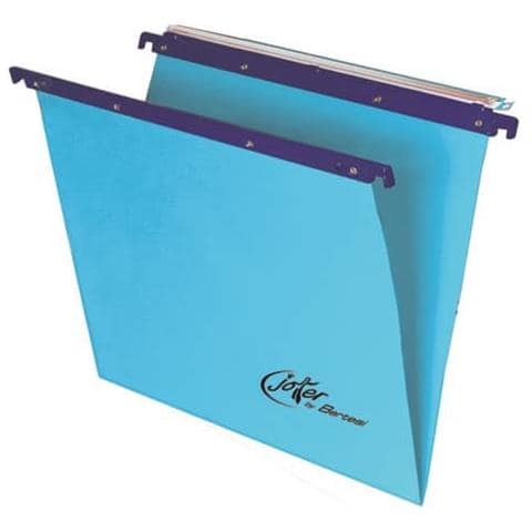 Cartelle Sospese Orizzontali Per Cassetti Linea 33 Cm Fondo V - Blu Conf. 25 Pezzi - 400/330 Link - A3 - Foto 1