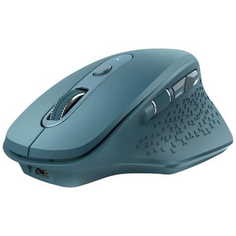 Mouse Wireless Ozaa Ottico 6 Tasti 2400 DPI Colore Blu  - Foto 2